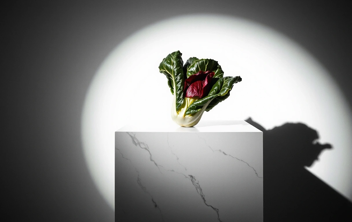 Minimalistyczna kompozycja warzywna